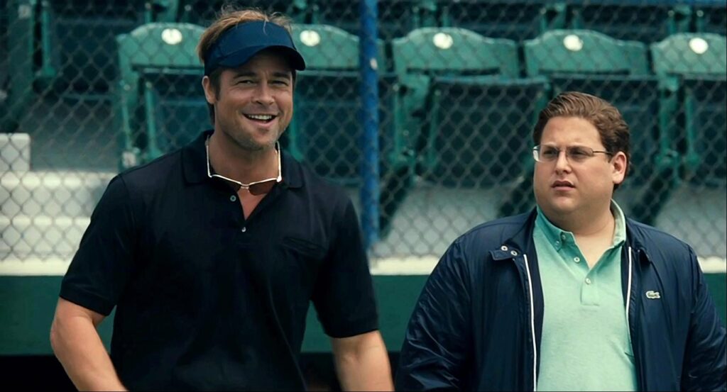 pénzcsináló, önéletrajzi ihletésű film, Brad Pitt, baseball, sport