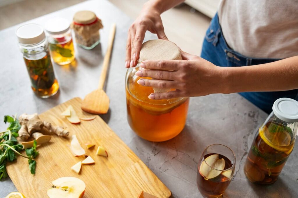 Kombucha – tea, ami él és lélegzik
